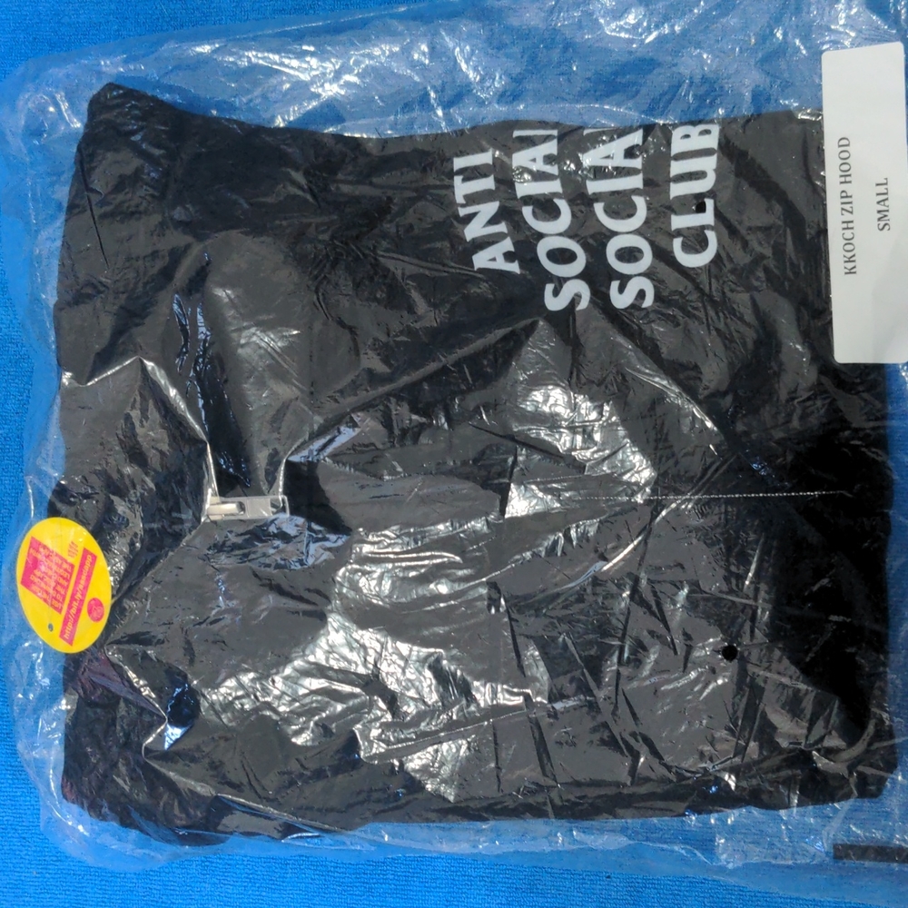 Anti social social club kkoch zip hoody small